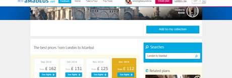 Planning my trip to Istanbul with Amadeus.net Planning my trip to Istanbul with Amadeus.net