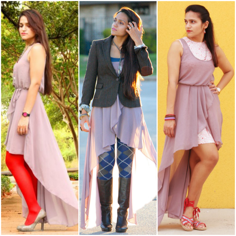 Three Ways To Style A High Low Dress, Tanvii.com