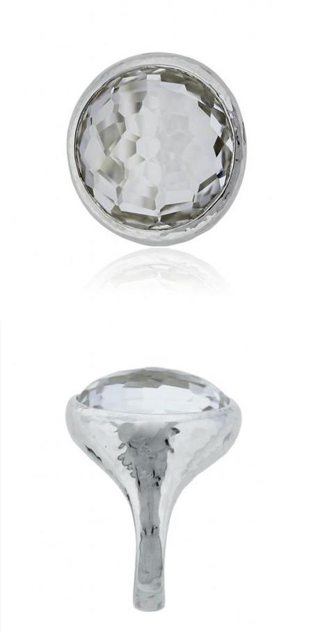 Thirsty Thursday: Lollipop + Lemon Drop + Lime Coat Ippolita Sterling Silver Clear Quartz Rock Candy Lollipop Ring