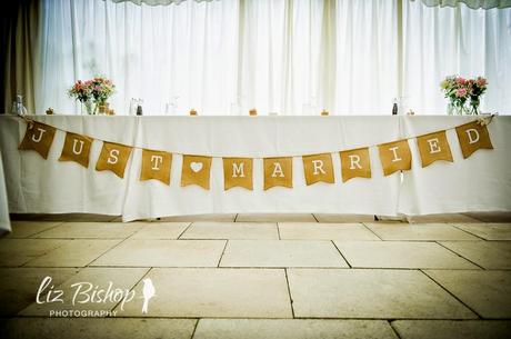 just married bunting