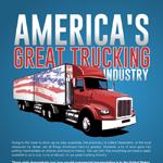 The Great American Trucking Industry Economic Impact of Commercial Trucking In the USA Infographic