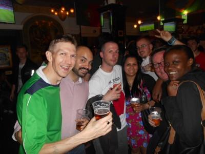 Thirsty Thursdays: Our World Cup Day Out in London, England Another reunion in Verve Bar, Picadilly.