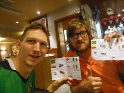 Thirsty Thursdays: Our World Cup Day Out in London, England James and I finished our albums in Heathrow!