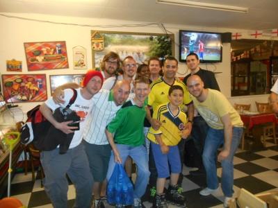 Thirsty Thursdays: Our World Cup Day Out in London, England Castle Brasserie for Colombia.