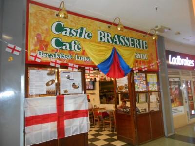 Thirsty Thursdays: Our World Cup Day Out in London, England Castle Brasserie for Colombia.