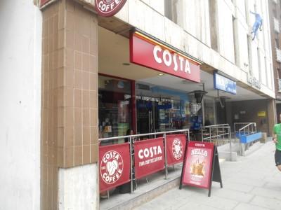 Thirsty Thursdays: Our World Cup Day Out in London, England Costa Coffee, Borough.