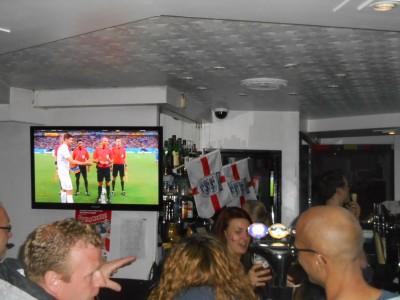 Thirsty Thursdays: Our World Cup Day Out in London, England England lose to Italy and I fall asleep in Ruse Pub.