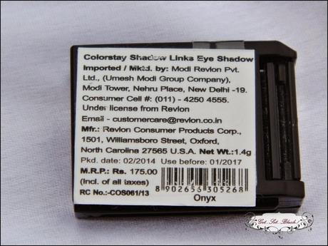 Revlon ColorStay Shadow Links Onyx Review Swatches