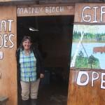Dorothy, owner of Mainly Birch at the Yukon River Camp
