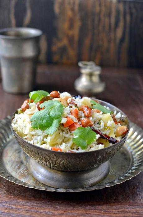 Vegetable Rice for Festivals (Saakannam/ Shakannam)