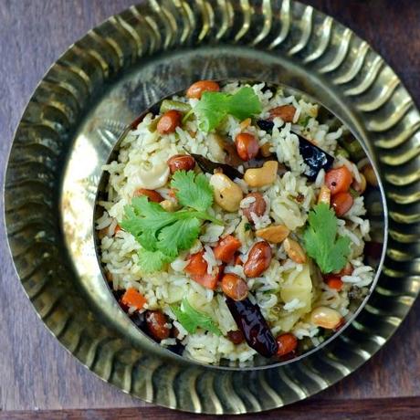 Vegetable Rice for Festivals (Saakannam/ Shakannam)