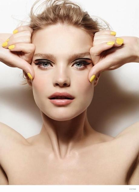 NATALIA VODIANOVA FOR ETAM MAKEUP AD CAMPAIGN NATALIA VODIANOVA FOR ETAM MAKEUP AD CAMPAIGN