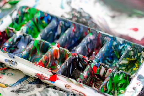 Creativity 521 #53 - A beautiful mess with Ice Cube Painting