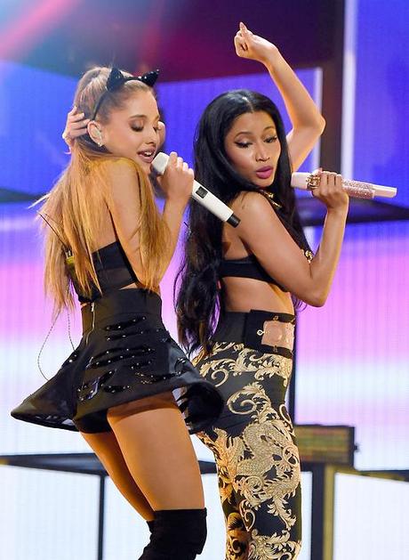 Ariana & Nicki Perform At iHeart Radio Music Festival Ariana & Nicki Perform At iHeart Radio Music Festival