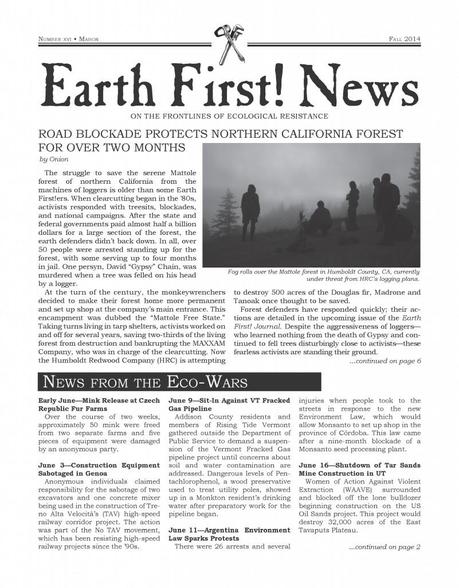 Front page Mabon 14 Newsletter
