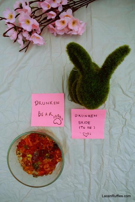 Gummy Bear Cocktails & Bridal Shower Planning {Recipes + Free Cheatsheets} Gummy Bear Cocktails | Lace n Ruffles