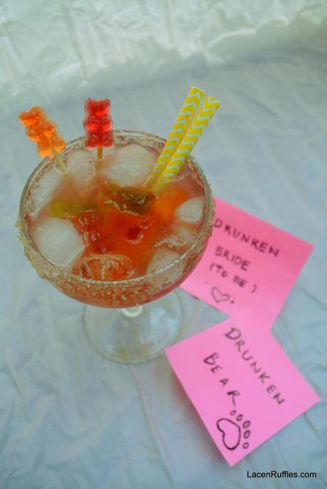 Gummy Bear Cocktails & Bridal Shower Planning {Recipes + Free Cheatsheets} Gummy Bear Cocktails | Lace n Ruffles
