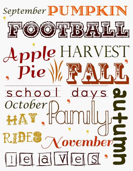 Celebrate Fall with a FREE Printable!!