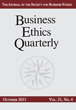 Business Ethics Quarterly Business Ethics Quarterly