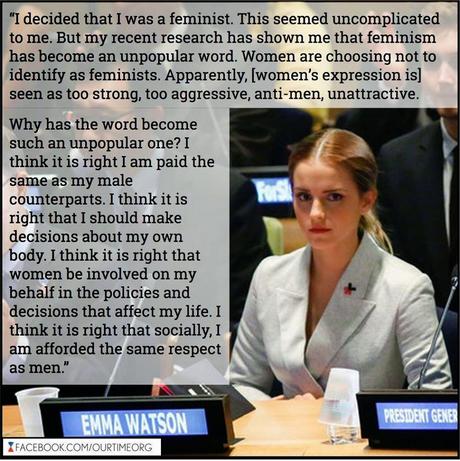 Emma Watson Asks Men To Become Feminists