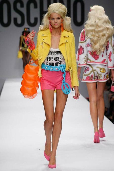 Moschino Spring 2015 RTW- It’s a Barbie World! Moschino barbie