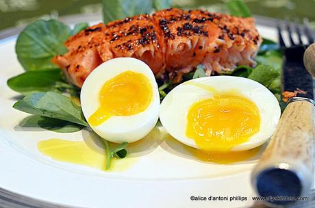 ~south african spiced salmon & eggs~