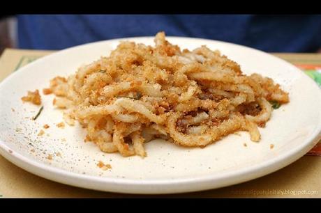 Montepulciano and Pici alla Briciole or Pasta with Toasted Breadcrumbs Montepulciano and Pici alla Briciole or Pasta with Toasted Breadcrumbs