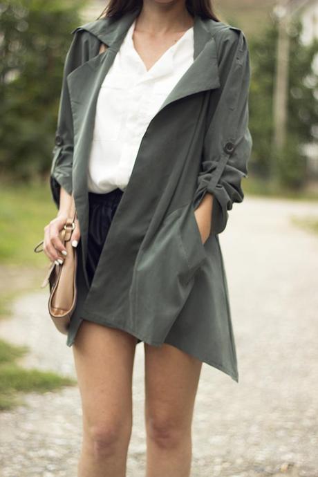 Military trench coat Military trench coat