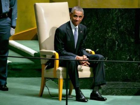 Obama: Little man in Big chair O's UN chair