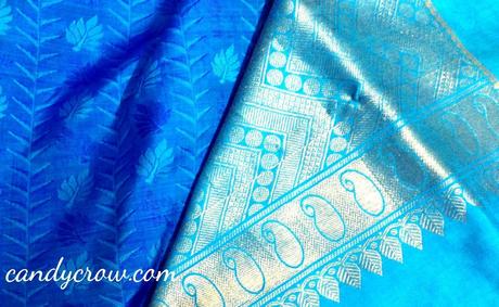 custom made silk saree