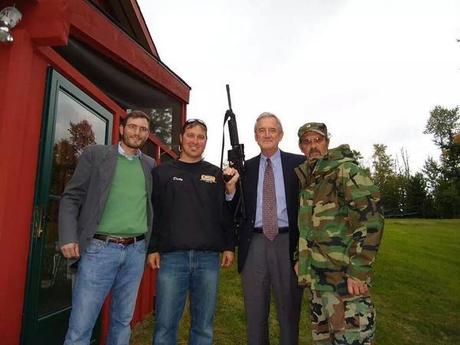 Democratic Congressman Rick Nolan Poses with an Evil Black Assault Rifle