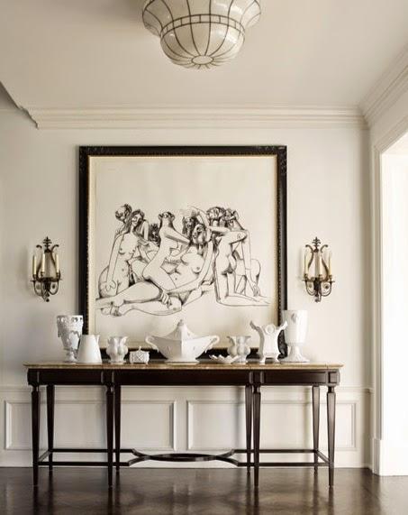 neutral modern hallway foyer black white neutral modern hallway foyer black white