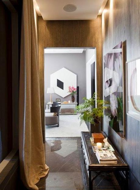 transitional modern hallway transitional modern hallway