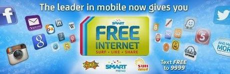 SMART Communications gives its subscribers free mobile internet every day for two months.