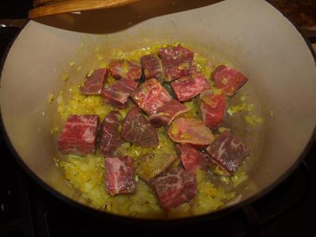 Iranian Zucchini and Beef Stew with Tri-Colour Cous-cous Iranian Zucchini and Beef Stew with Tri-Colour Cous-cous
