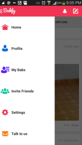 Bakfy app, social networking for students