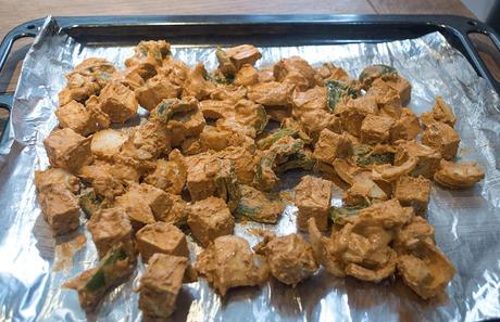 Tandoori Tofu with Spelt Flatbreads and Mint Chutney (Part of Provamel's No Sugars No Limits Challenge)