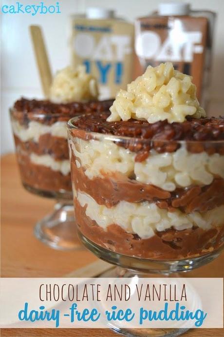 Chocolate and Vanilla Dairy-Free Rice Pudding Chocolate and Vanilla Dairy-Free Rice Pudding