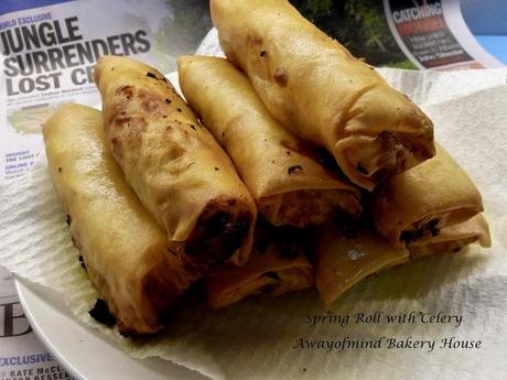 Spring Roll with Celery