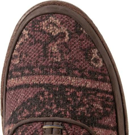 Weaving Up A Good Fall:  Paul Smith Jim Rug Tapestry Sneakers