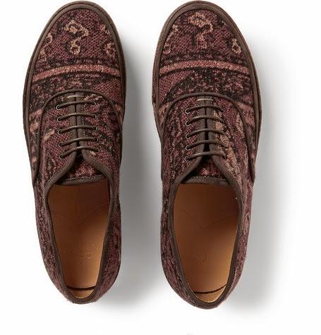 Weaving Up A Good Fall:  Paul Smith Jim Rug Tapestry Sneakers