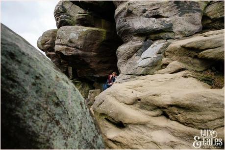 Brimham Rocks Engagement Photographer in North Yorkshire | Tux & Tales Photography