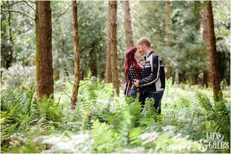 Engagement Photography in Yorkshire woods| Tux & Tales Photography