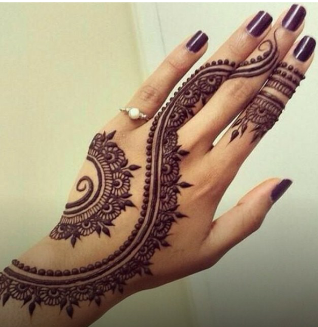 List 97 Pictures Simple Henna Tattoo Designs For Hands Stunning 