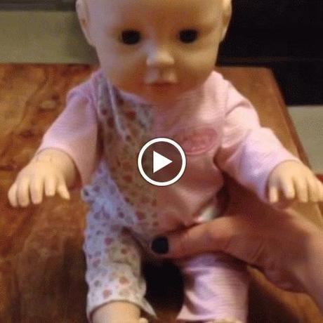 Baby Annabell learns to walk doll