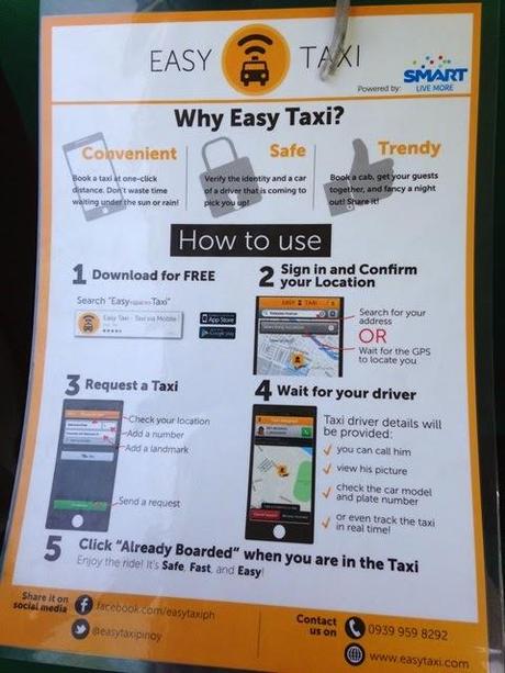 How to hail taxi cab in the Philippines using a mobile app?