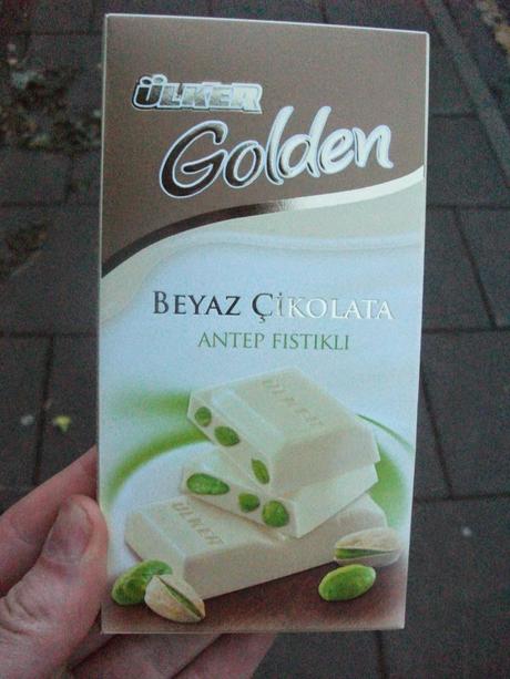 Ülker Pistachio White Chocolate Bar Review (Turkish)