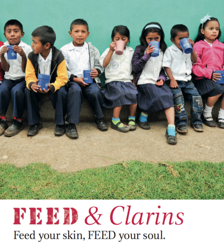 Event / Newflash: You can provide meals to children with Clarins + FEED clarins feed 1