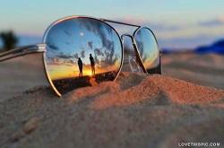 sunglass reflection