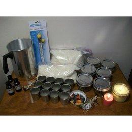DIY Scented Candles Deluxe Candle Making Kit (Natural Soy Wax)